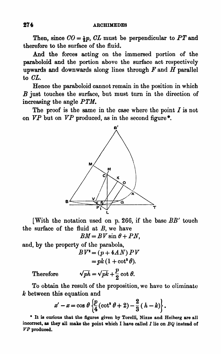 On floating bodies · p. 274
